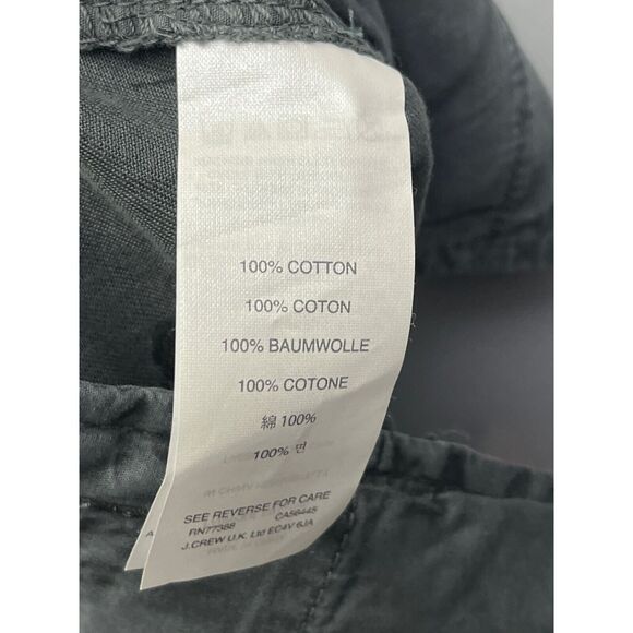 J Crew‎ Chino Teens size 18 gray flat front pants Cotton 32x30 - Picture 5 of 5